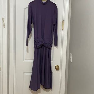 Long purple dress